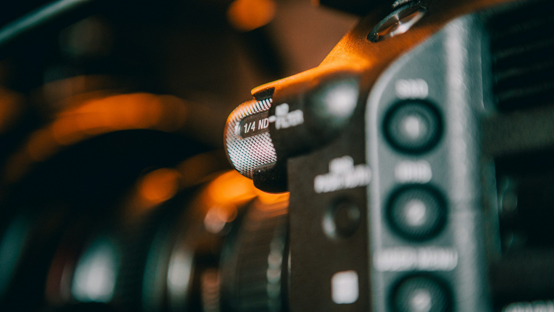 Close-up image of a digital camera.