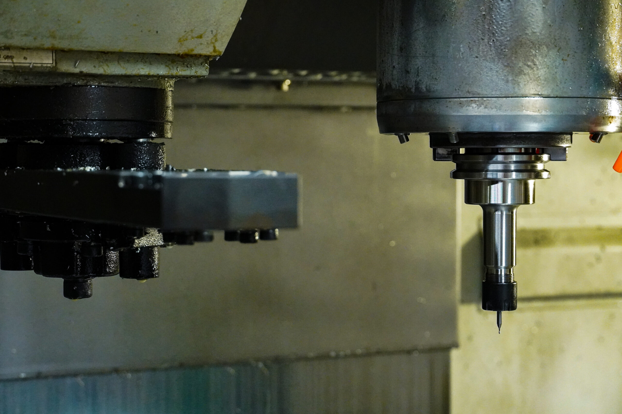 drill machine sitting idle